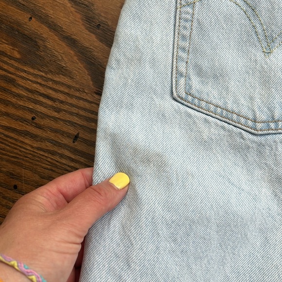 Levi’s 501 5.5 inseam high rise cutoff Jean shorts light wash 30 - Picture 8 of 11